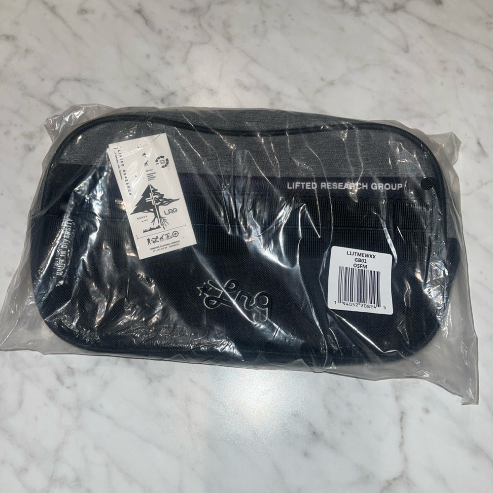 LRG Black and Gray Men's Bag